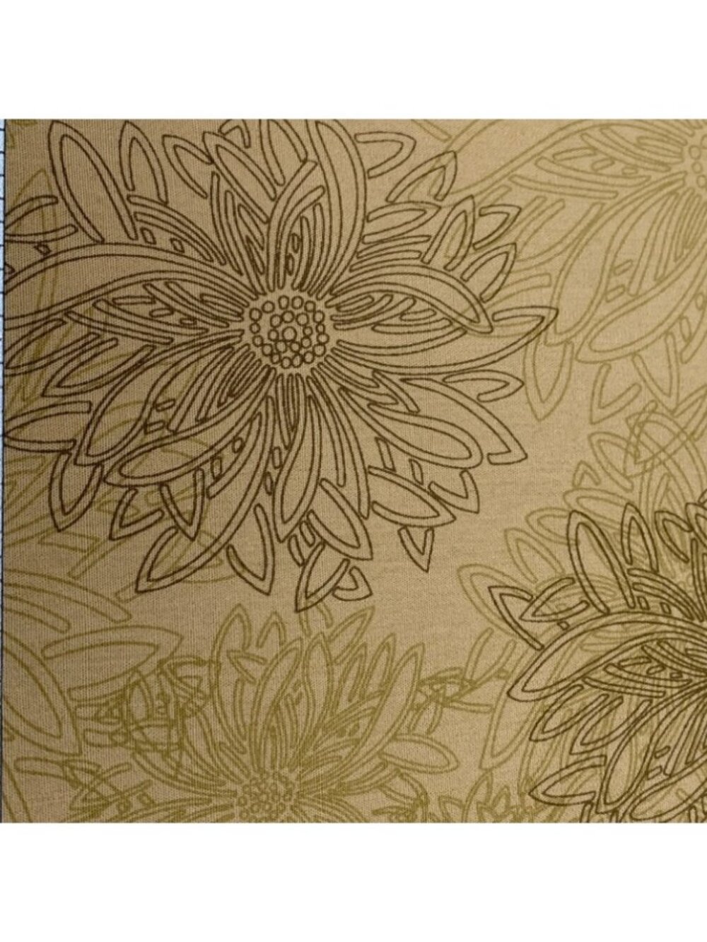 Floral Elements Art Gallery Pat Bravo Yellow Green Cotton Fabric 1/2 yard x 44"